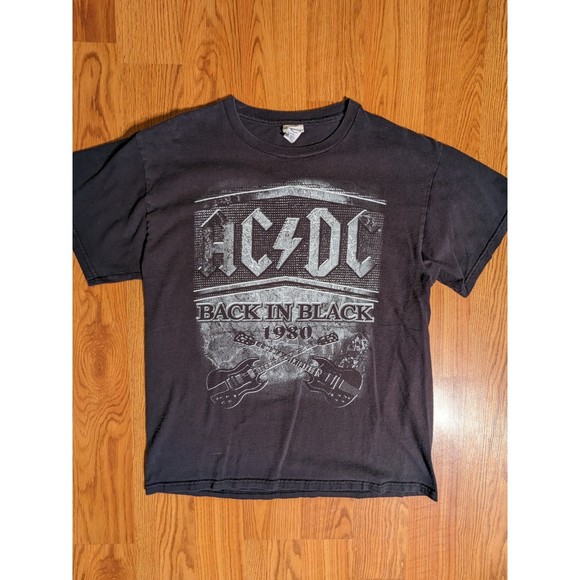 AC/DC 'Back in Black' Band T-Shirt - Picture 1 of 2